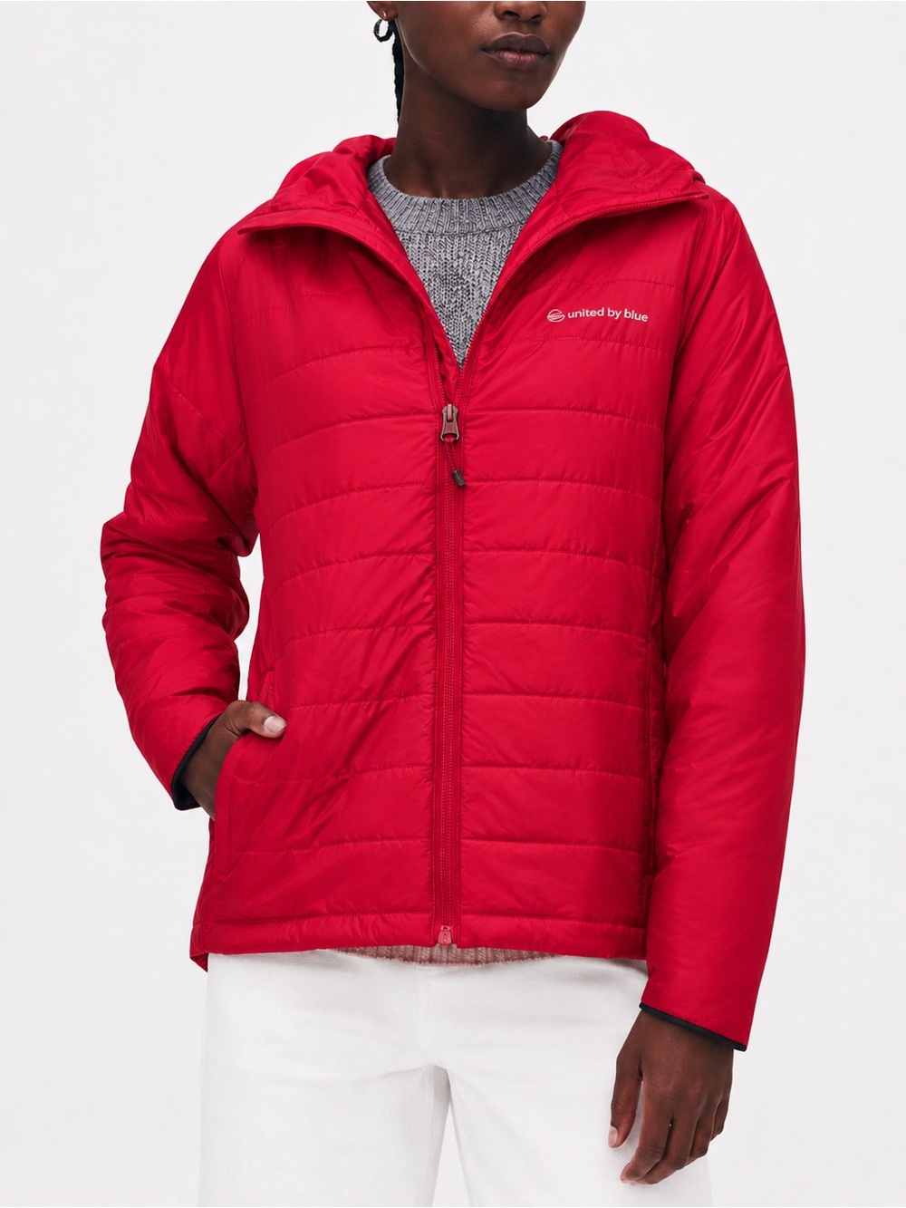 United By Blue Bison Ultralight Insulated Hooded Jacket Red Women’s Smal